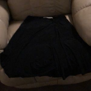 Black stretch skirt